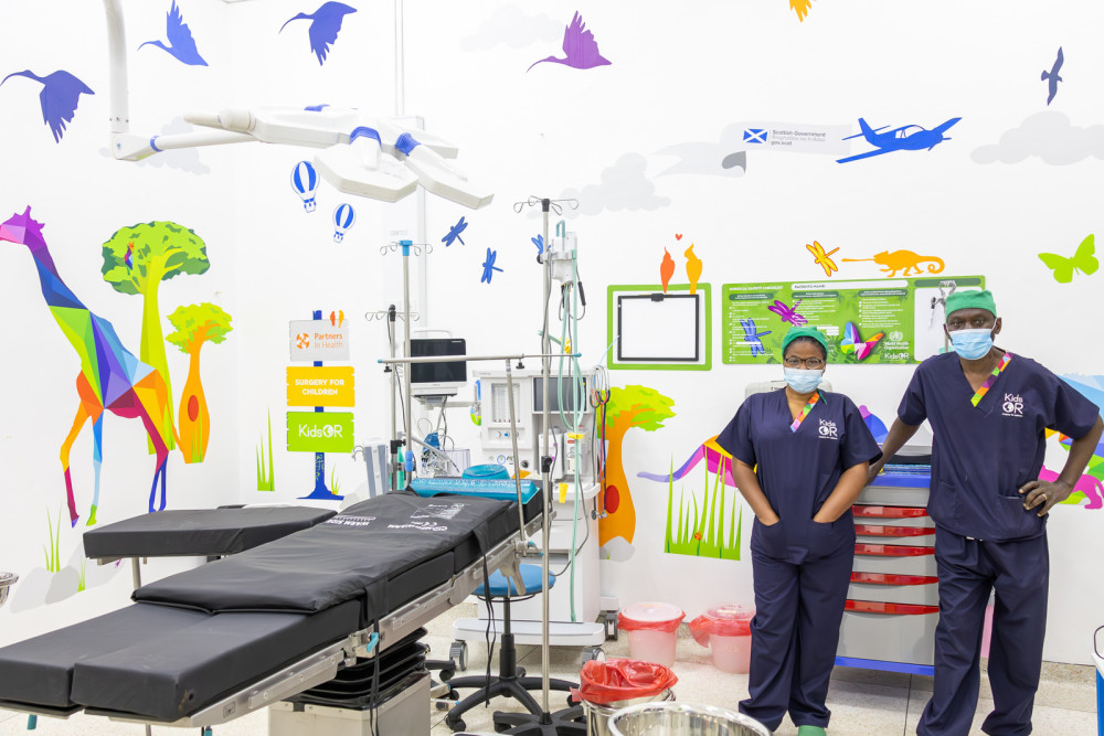 The Paul Farmer Memorial Operating Room, in Butaro, Rwanda.